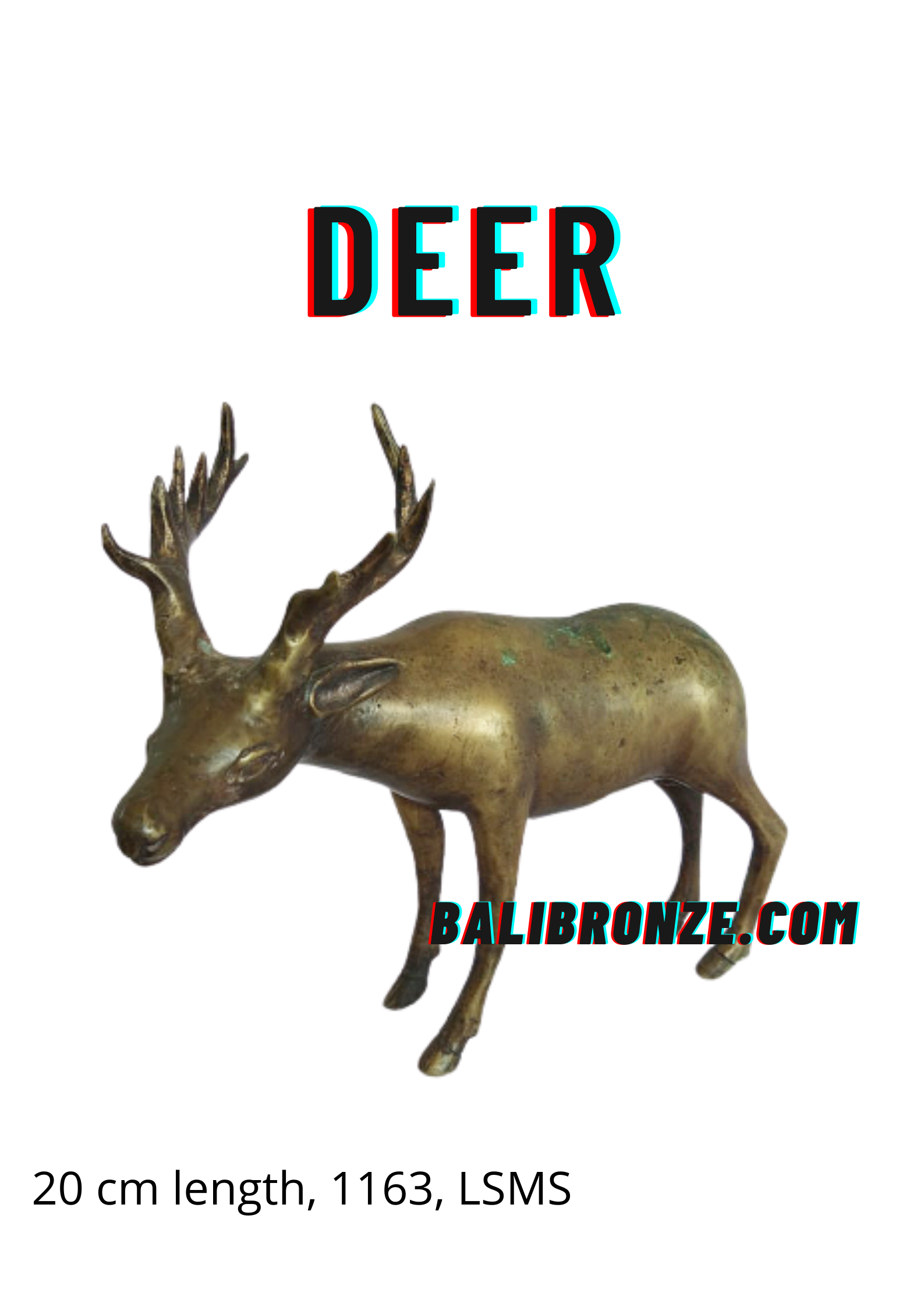 1163 Deer 20 cm LSMS