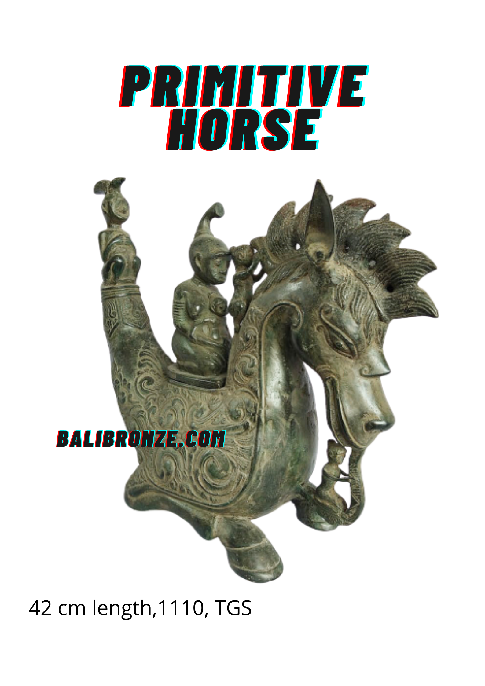 1110 Primitive Horse 42 cm TGS