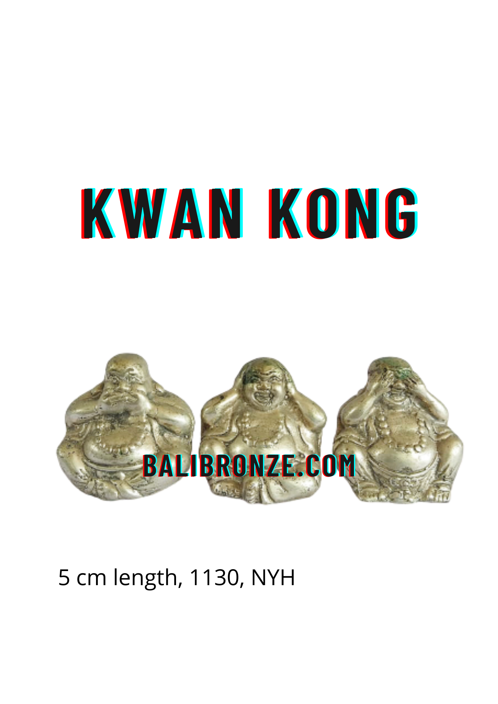 1130 Kwan Kong Set 3 5 cm NYH