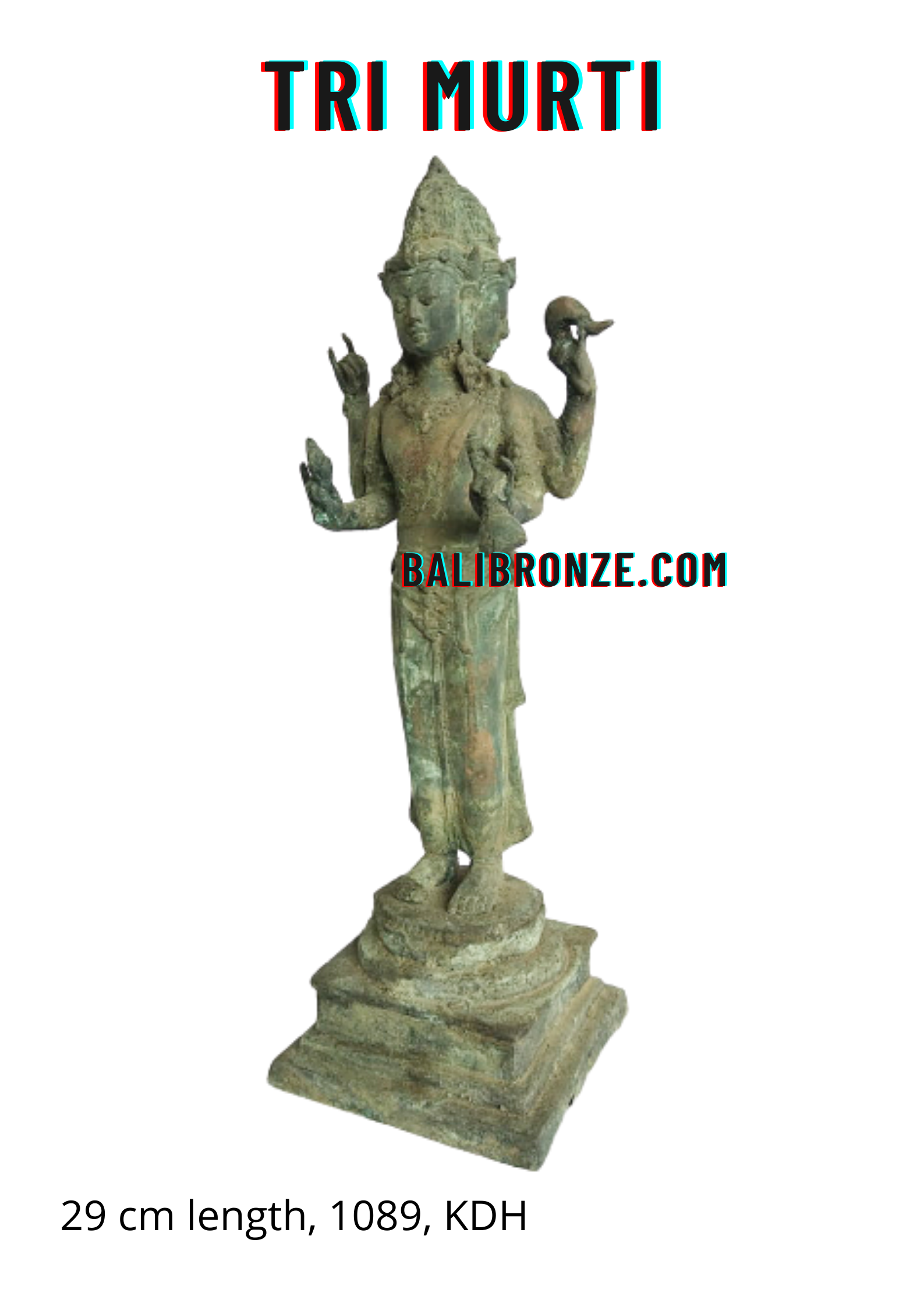 1089 Tri Murti 29 cm KDH