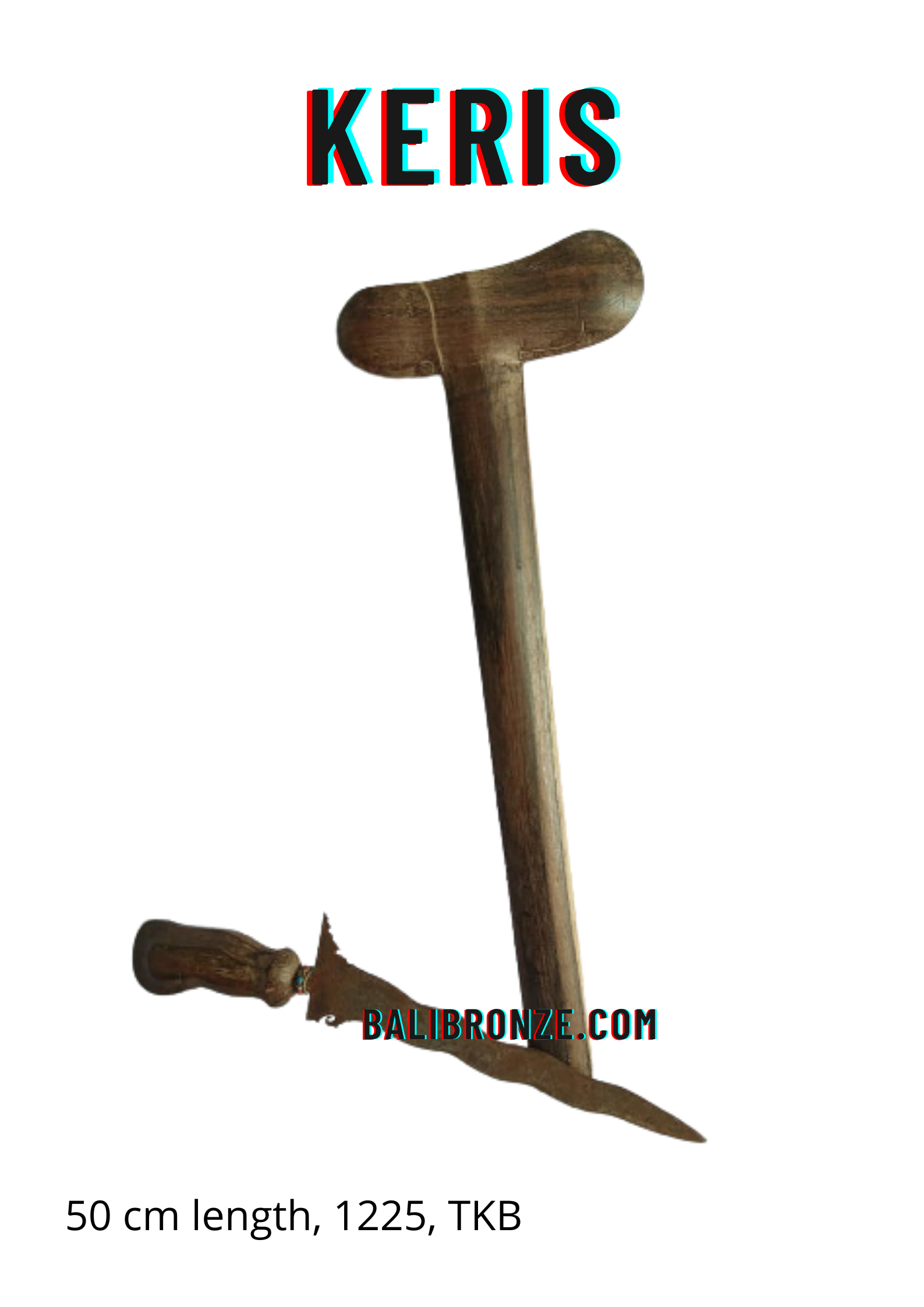 1225 Keris 50 cm TKB
