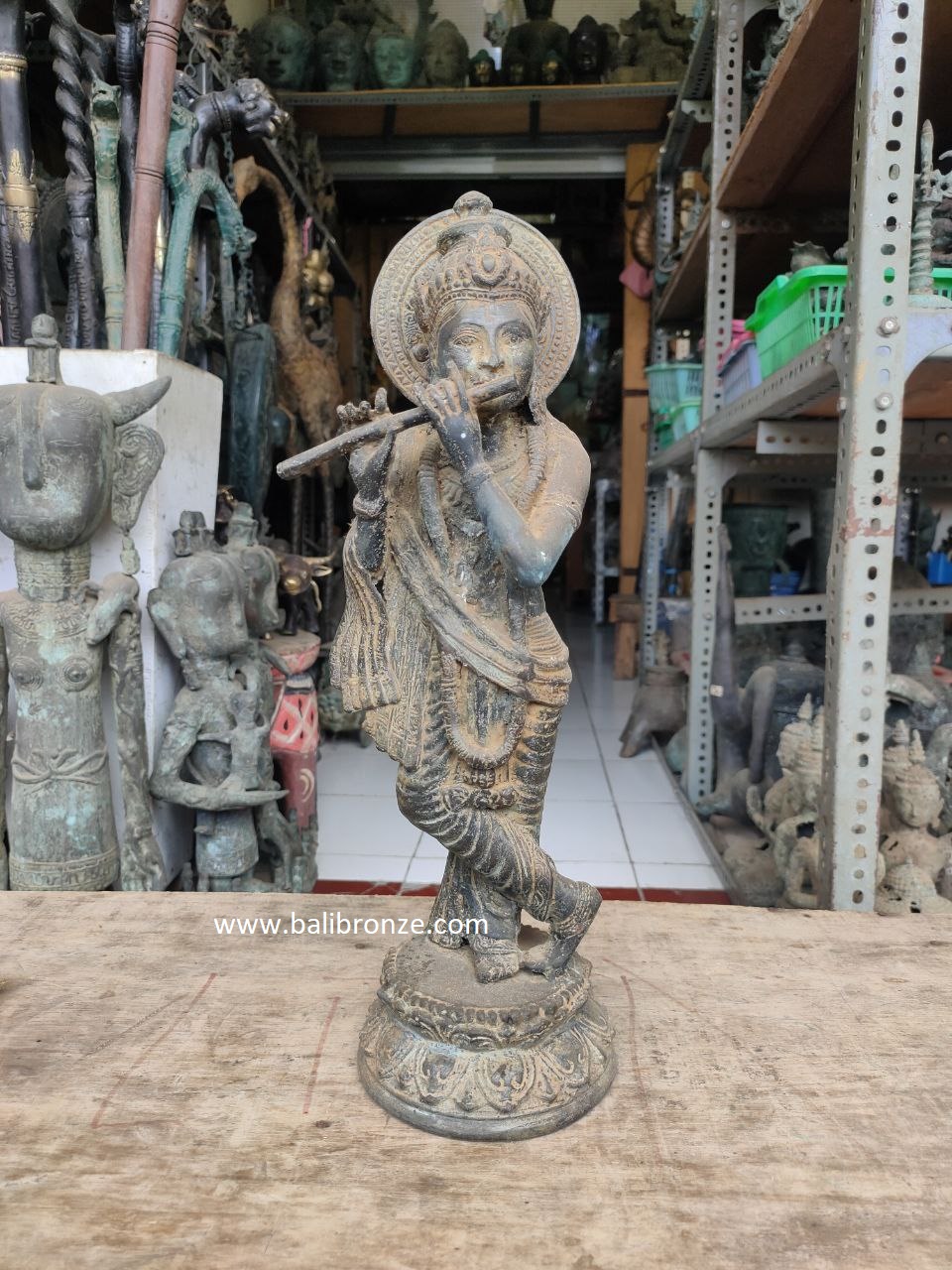 1050 Krishna with flute 37 cm GS