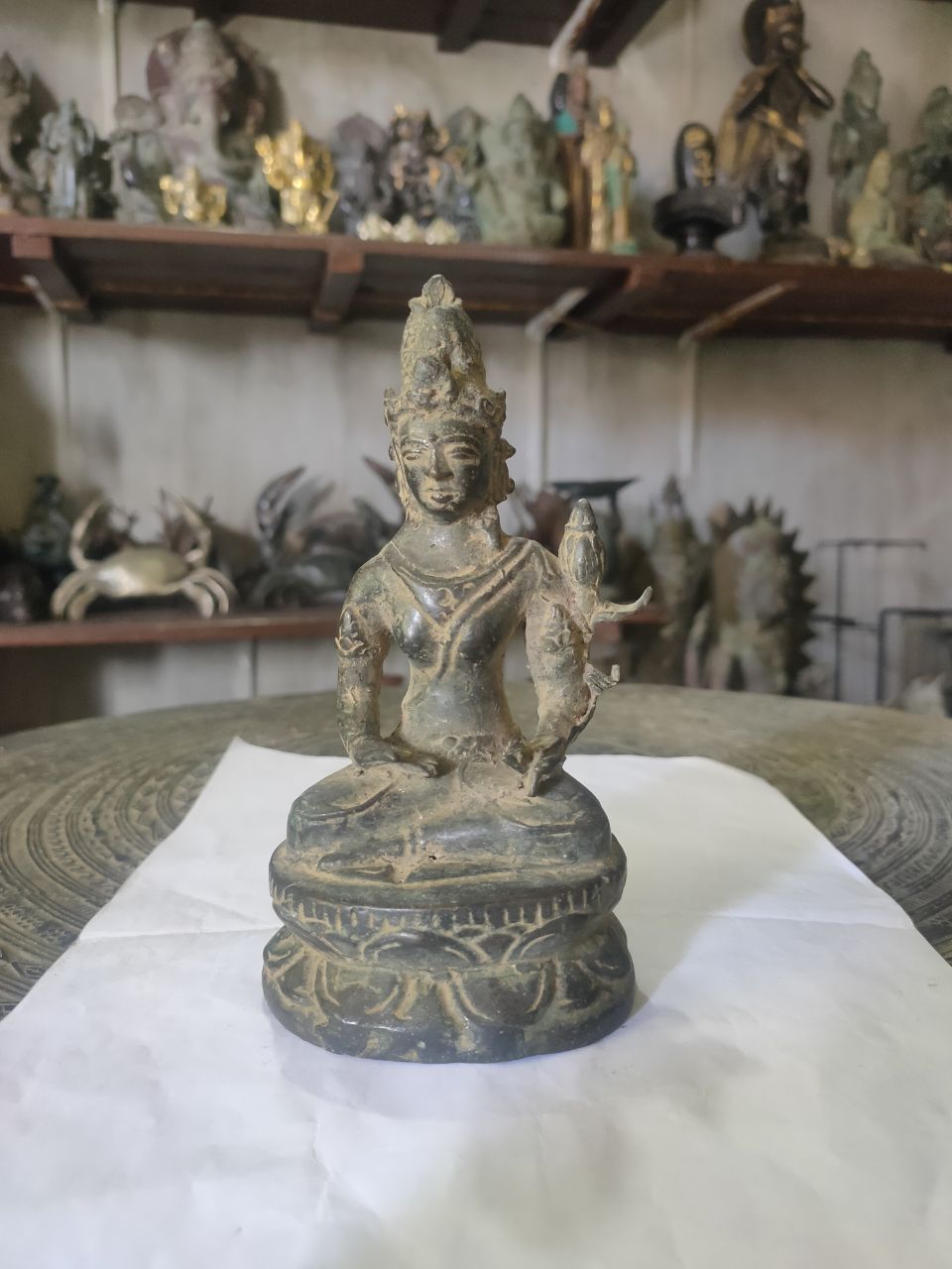 1108 Sitting Shiva 16 cm HNS