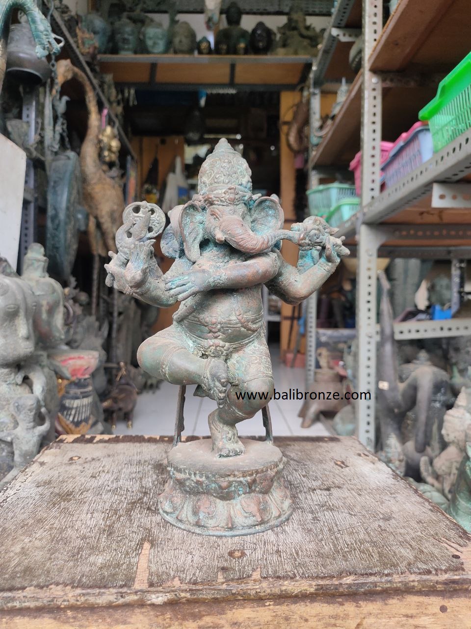 1176 Trimuhkti Ganapati 25 cm GS